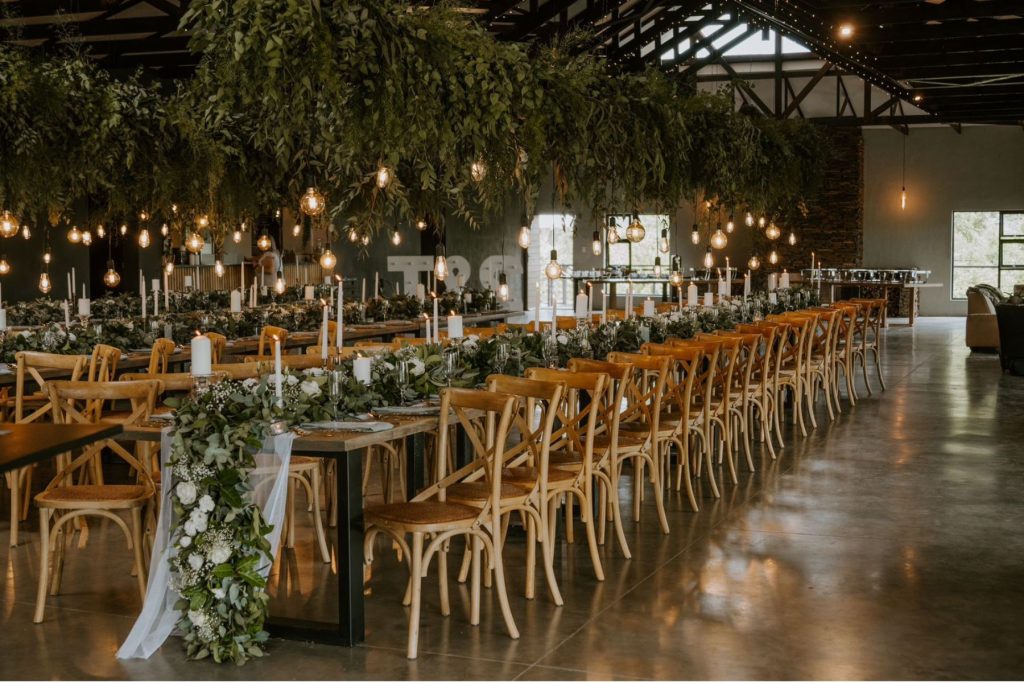Outdoor wedding ceremony at a stunning wedding venue in Pretoria