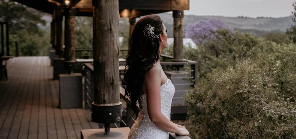 Sunset wedding at Simbali Lodge outdoor venue Pretoria