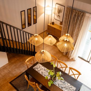 Spacious and elegant accommodation interior at Simbali