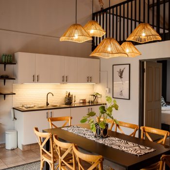 Spacious and elegant accommodation interior at Simbali