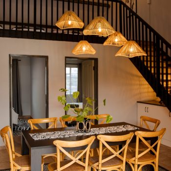 Spacious and elegant accommodation interior at Simbali